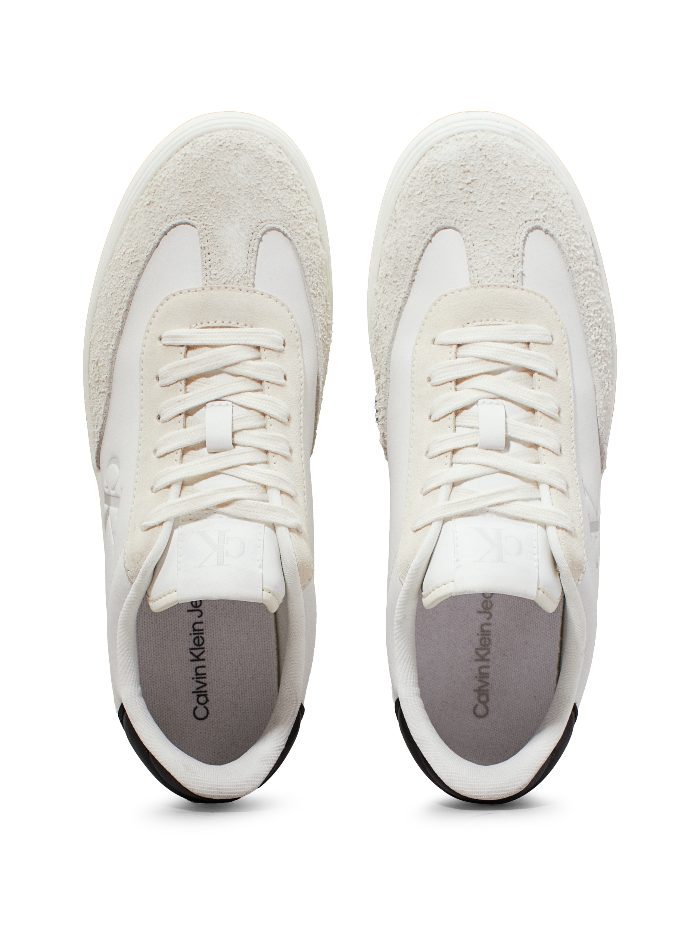 Calvin Klein Jeans Plateausneaker »CLASSIC CUPSOLE LOW MG MIX«  , Schnürschuh, Halbschuh, Freizeitschuh mit gepolstertem Schaftrand