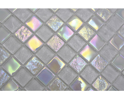 Glasmozaïek CM S100 vierkant Kristalmix Schelp MYSTIC 25, 30,4x30,4cm
