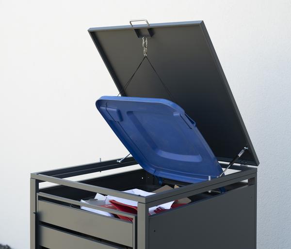 Westmann Mülltonnenverkleidung Kubus 1er Box,