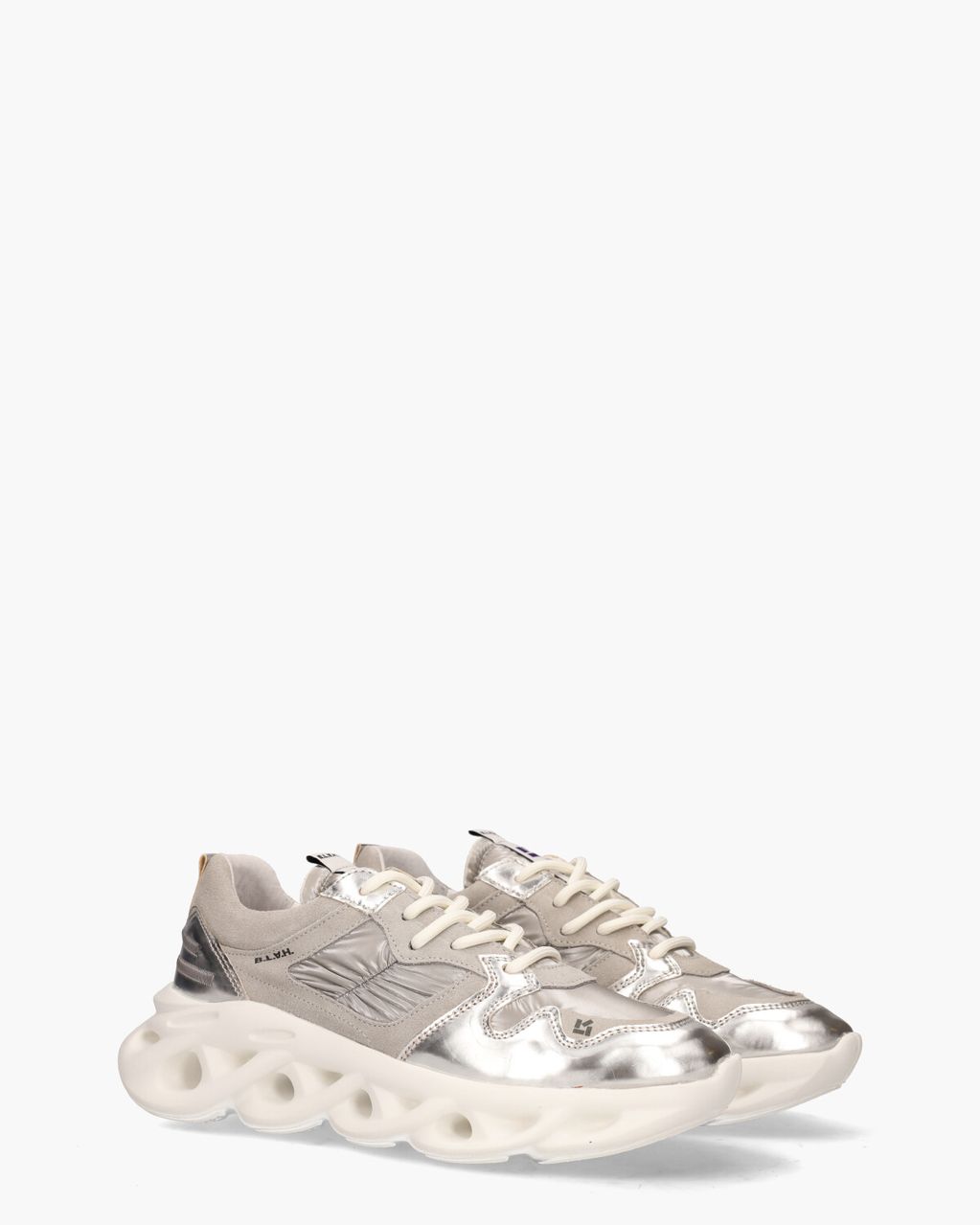 B.L.A.H. Cassandra Beige/Zilver Damessneakers