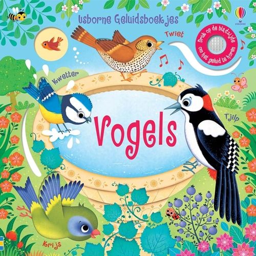Uitgeverij usborne geluidenboek vogels