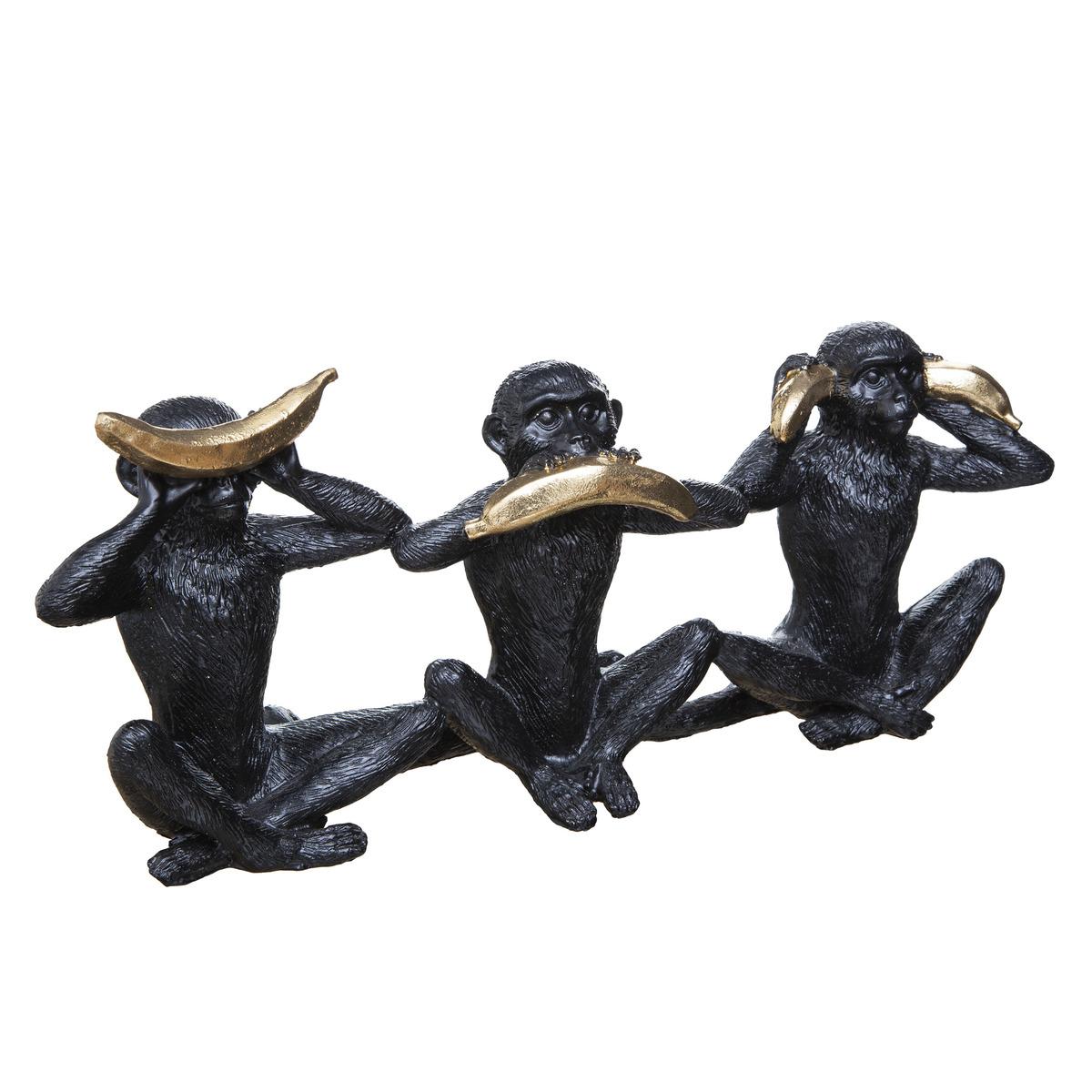SINGE RESINE SAGESSE 40X10.5X17.5CM