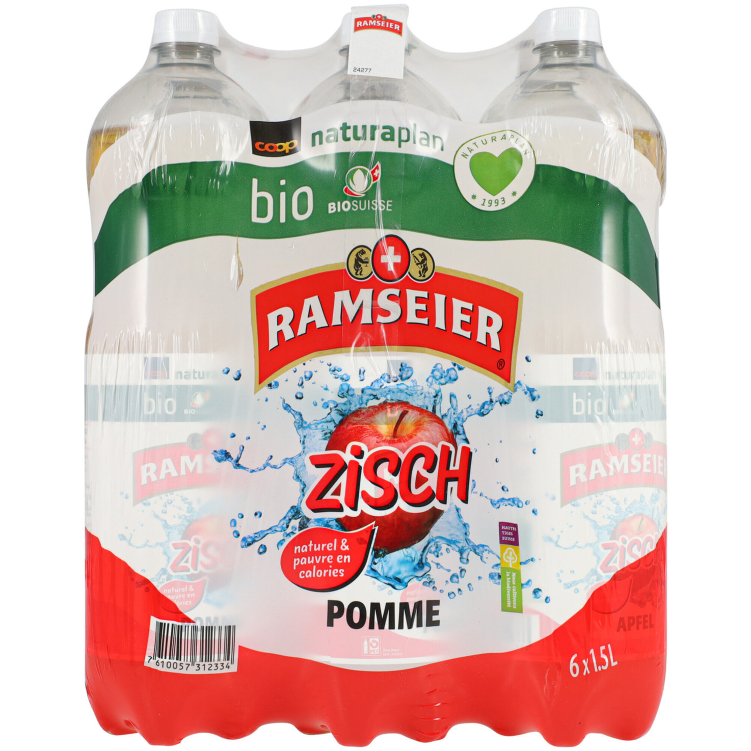 Ramseier Naturaplan Bio Zisch Apfel 6x1,5l