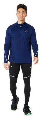 Haut 1/2 zip Asics Road Lite-Show Bleu Homme