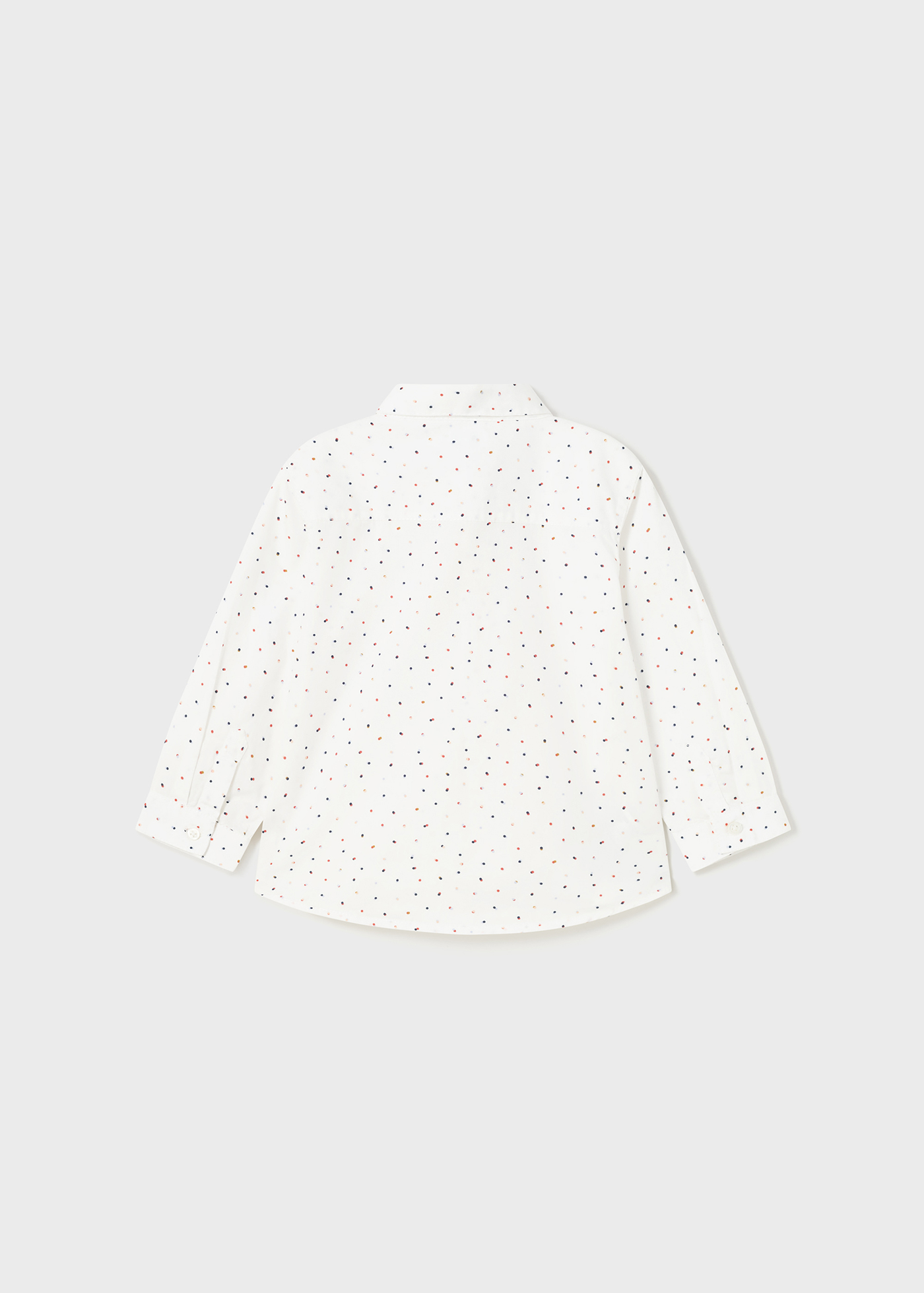 Camisa de manga comprida com estampa em algodão sustentável para bebê