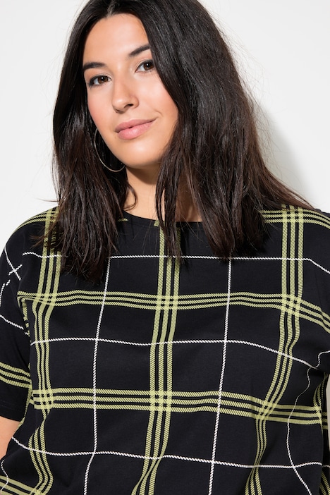 T-Shirt, oversized, Karo