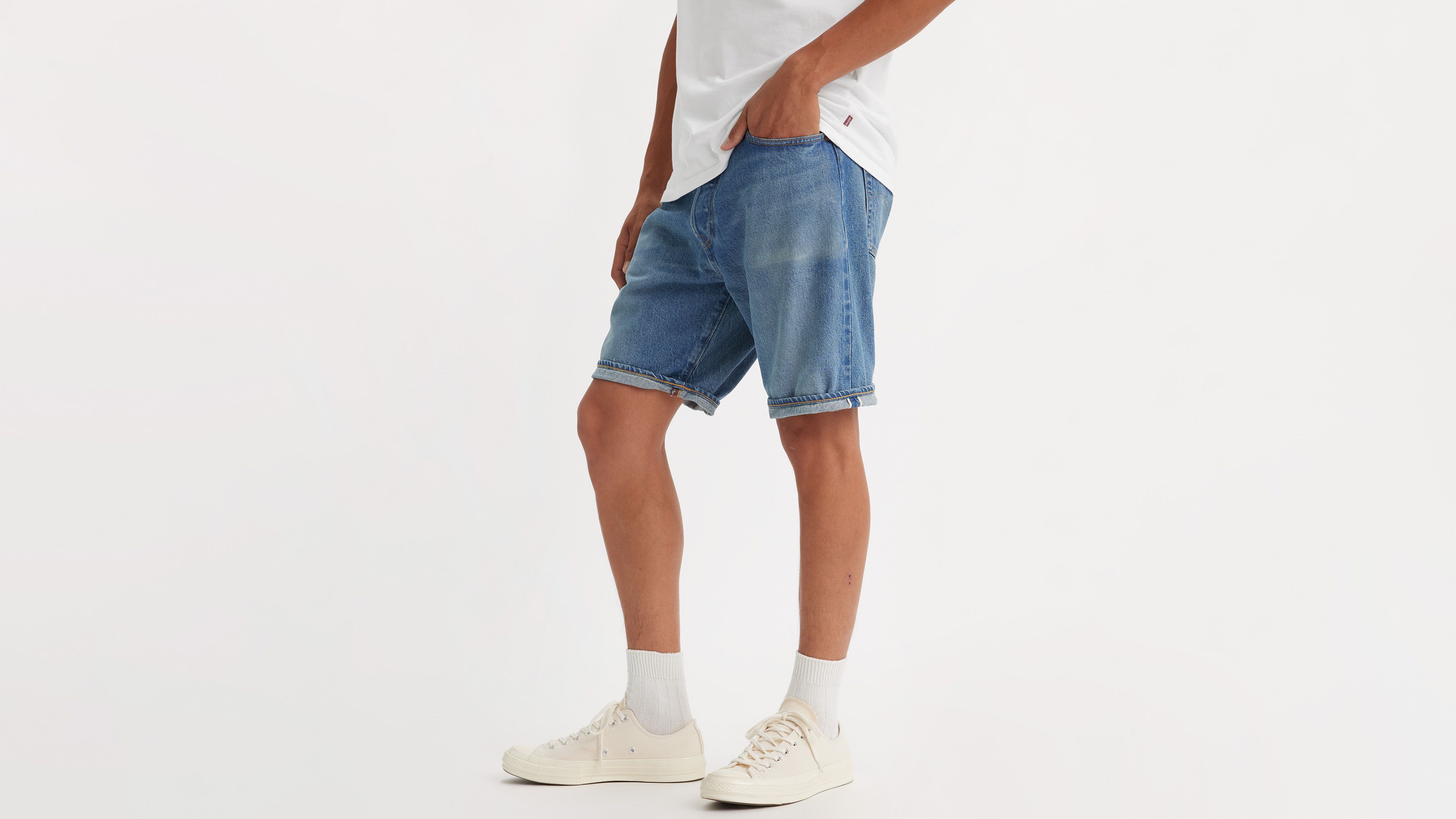 Levi's® short 501® ’80 Made in Japan - Mij Ribaburu - Bleu