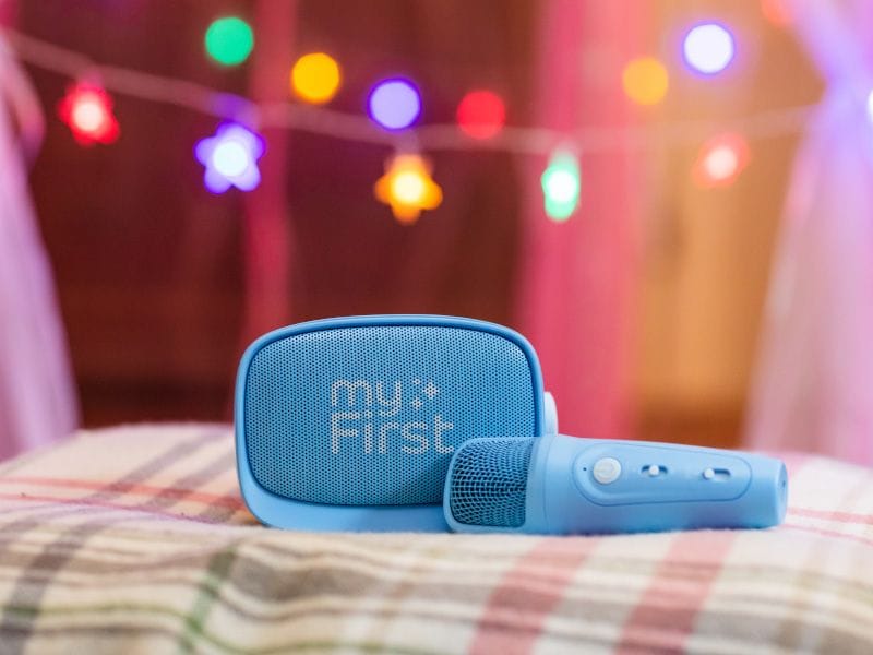 myFirst Voice 2 Blue Interaktives Mikrofon und kabelloser Lautsprecher
