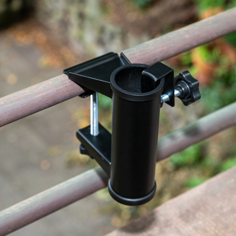 Fixation TIAKI pour barres télescopiques sur balustrade