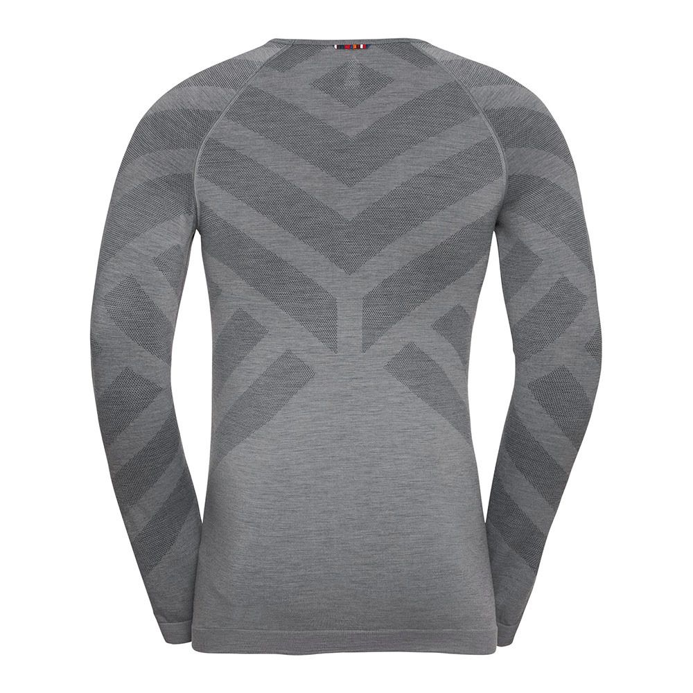 Odlo NATURAL + KINSHIP WARM - Sous-couche Homme grey melange