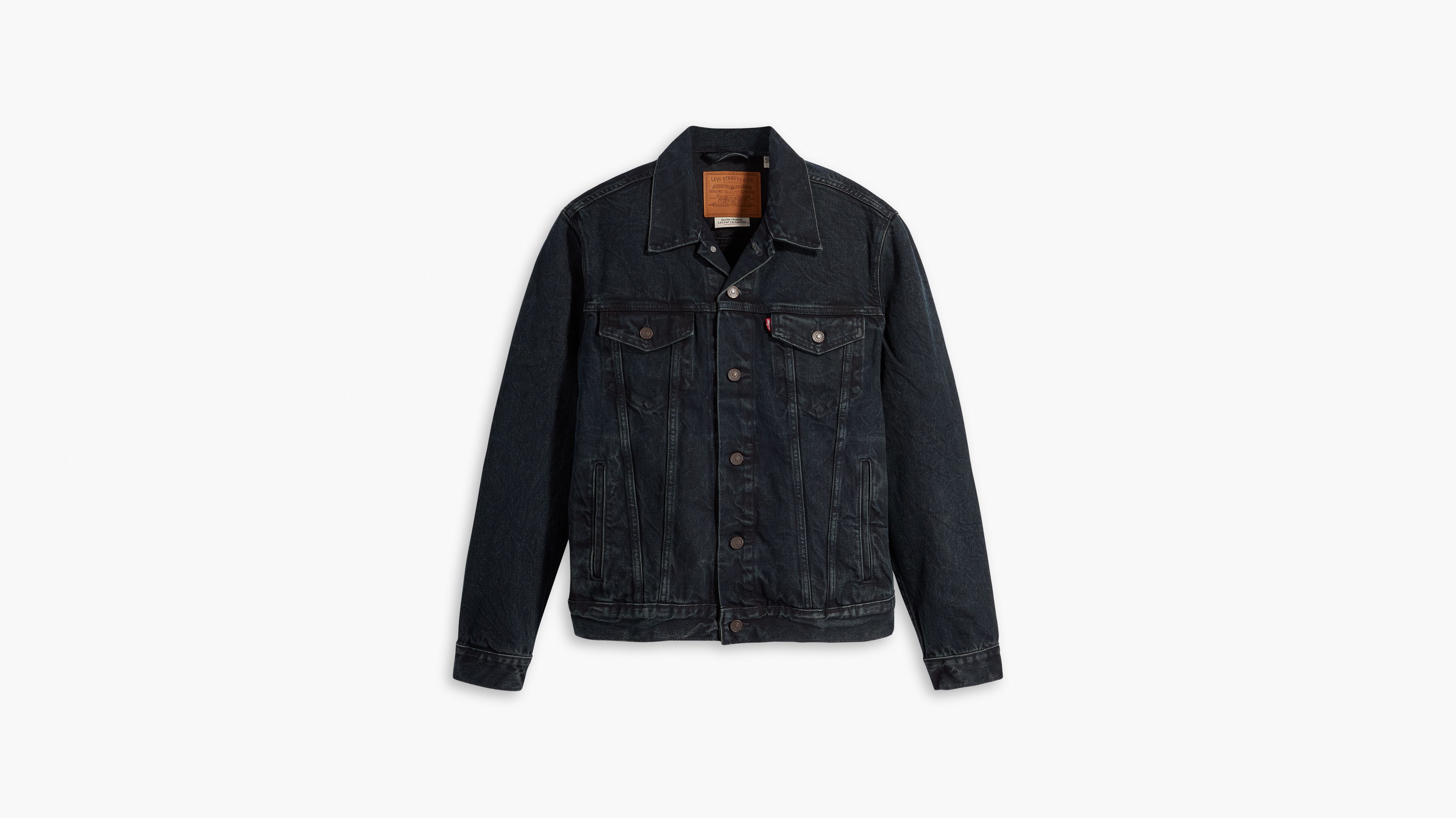 La veste Trucker - Blue Black Trucker - Bleu