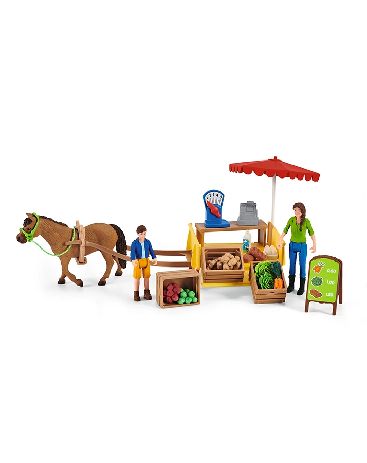 schleich® 42528 Farm World – Mobiler Farm Stand