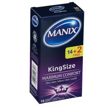 Préservatifs King size Max Manix - boite de 14+2