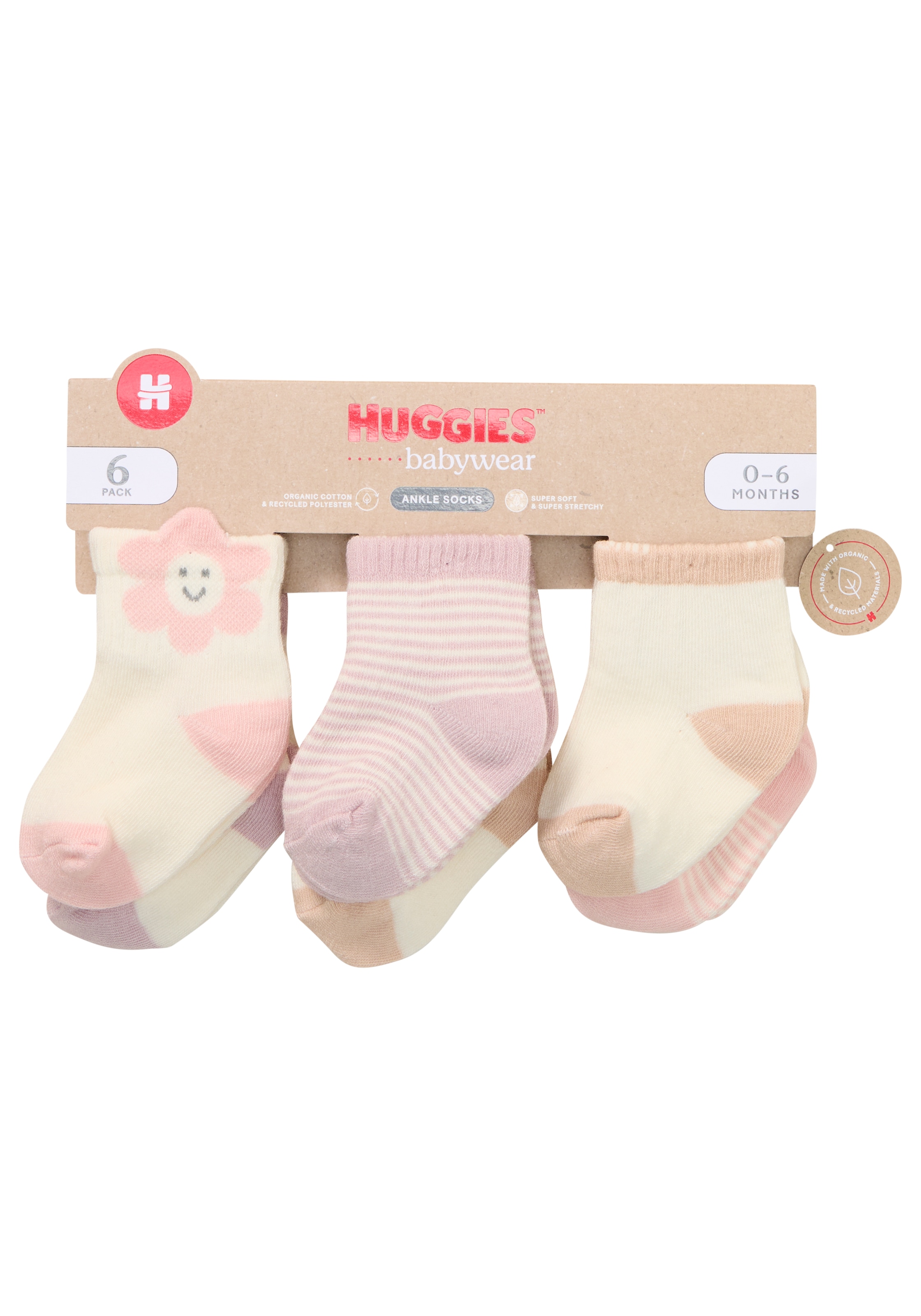 HUGGIES babywear Socken »HGHG 6PK QUARTER SOCK« 6 Paar tlg. in unterschiedlichen Designs