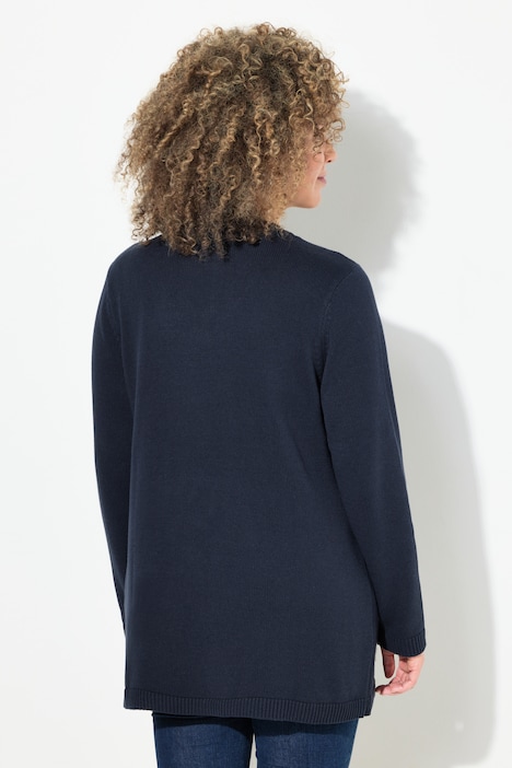 Weihnachts-Pullover, Lebkuchenmann, V-Ausschnitt, Langarm