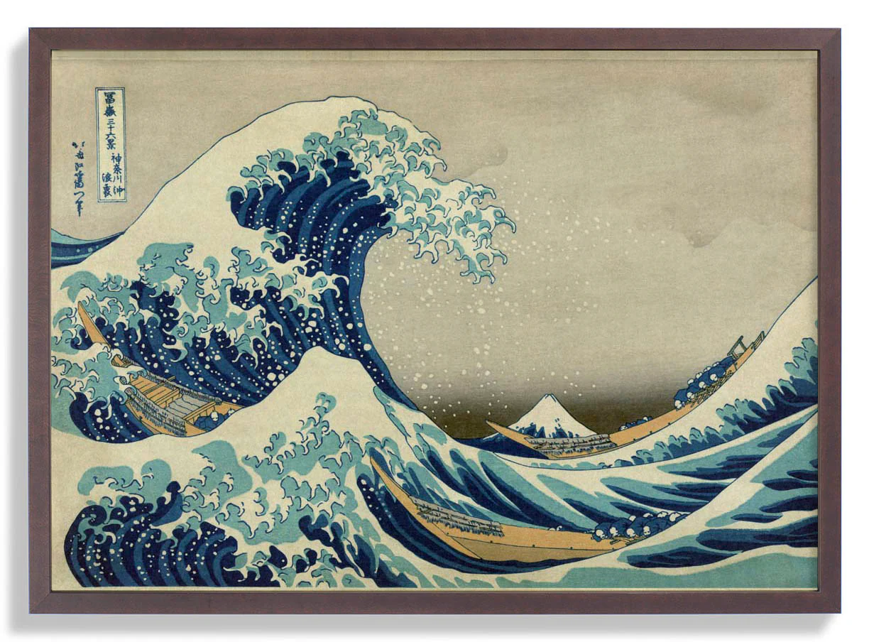 Die große Welle von Kanagawa von Hokusai