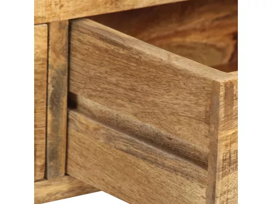 Meuble TV 120x35x45 cm Bois solide de manguier
