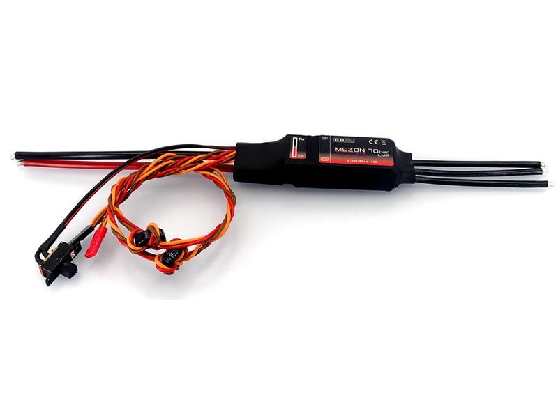 Jeti Brushless Regler MEZON EVO 70 BEC LMR 70A, 2-12S 70A Brushless ESC mit Telemetrie für Flugmodelle