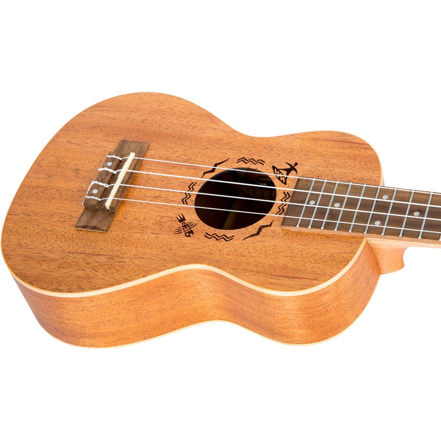 Flight Designer Series DUC523 elektrisch-akoestische concert ukelele met gigbag