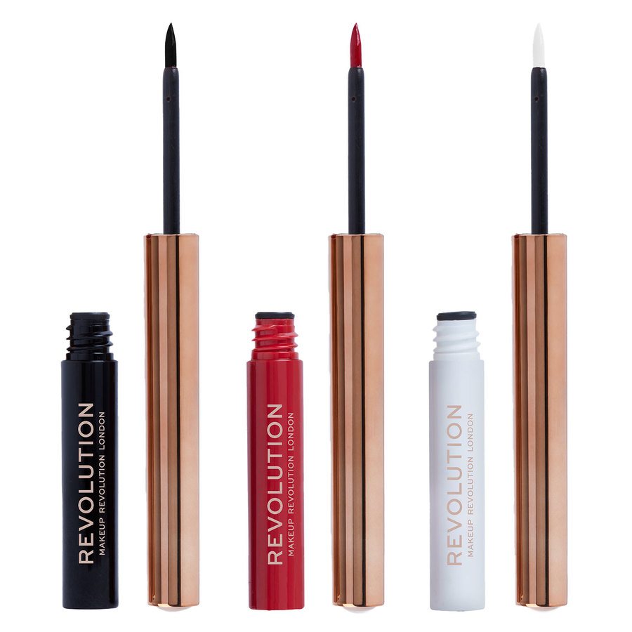 Makeup Revolution Terror Transformation Liquid Liner Set 3pcs