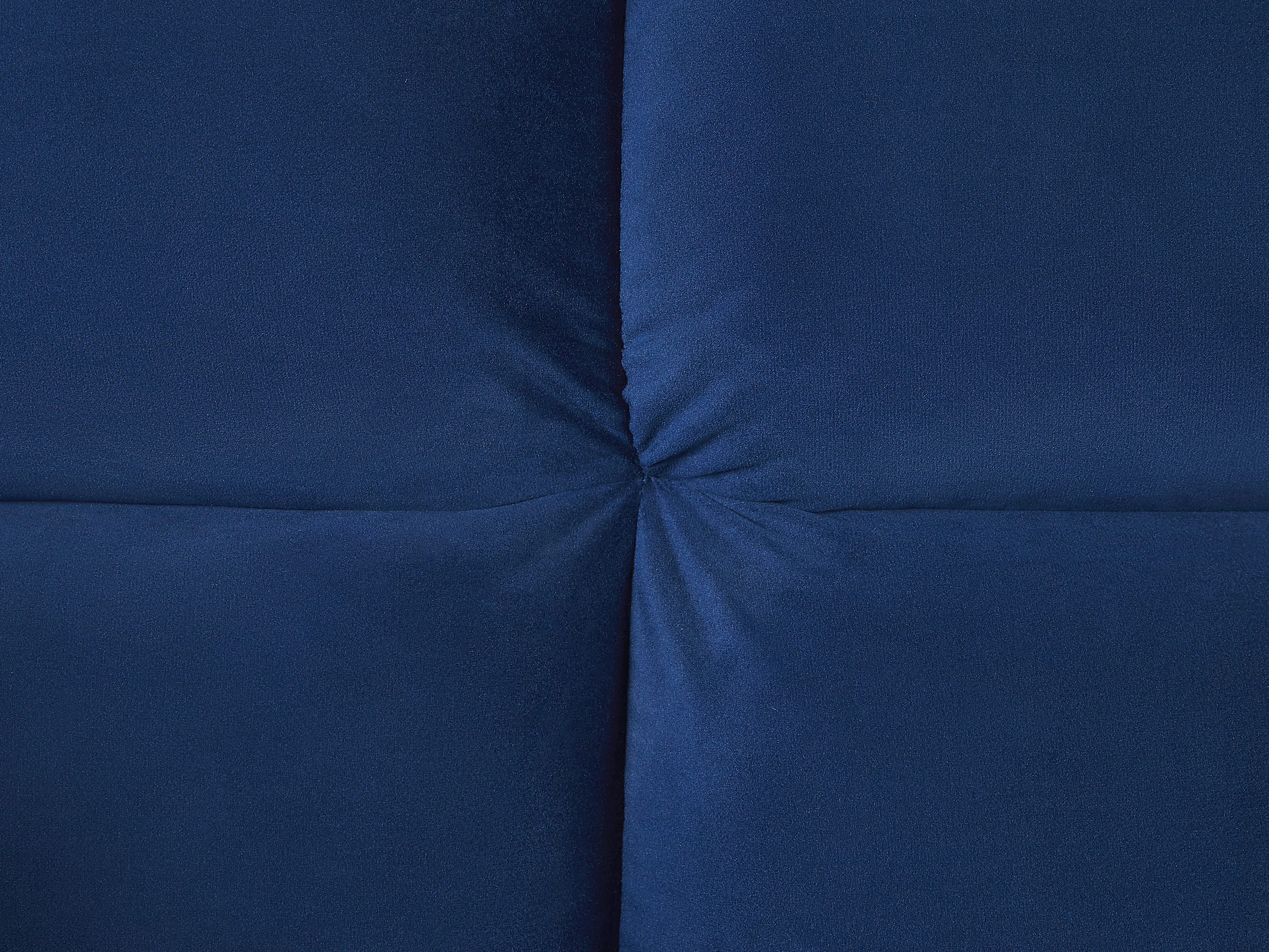 Slaapbank 3-zits ASBY Fluweel Marineblauw