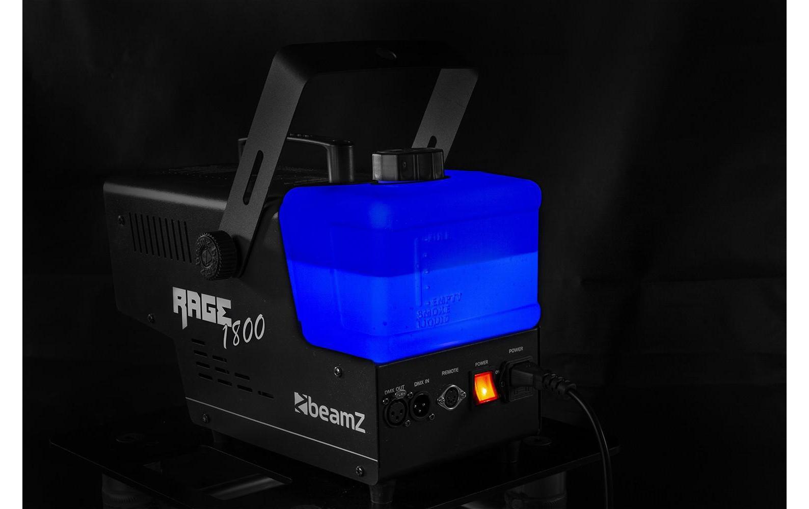 Nebelmaschine Rage 1800LED<br>Nebelmaschine für kleine bis mittlere Räume