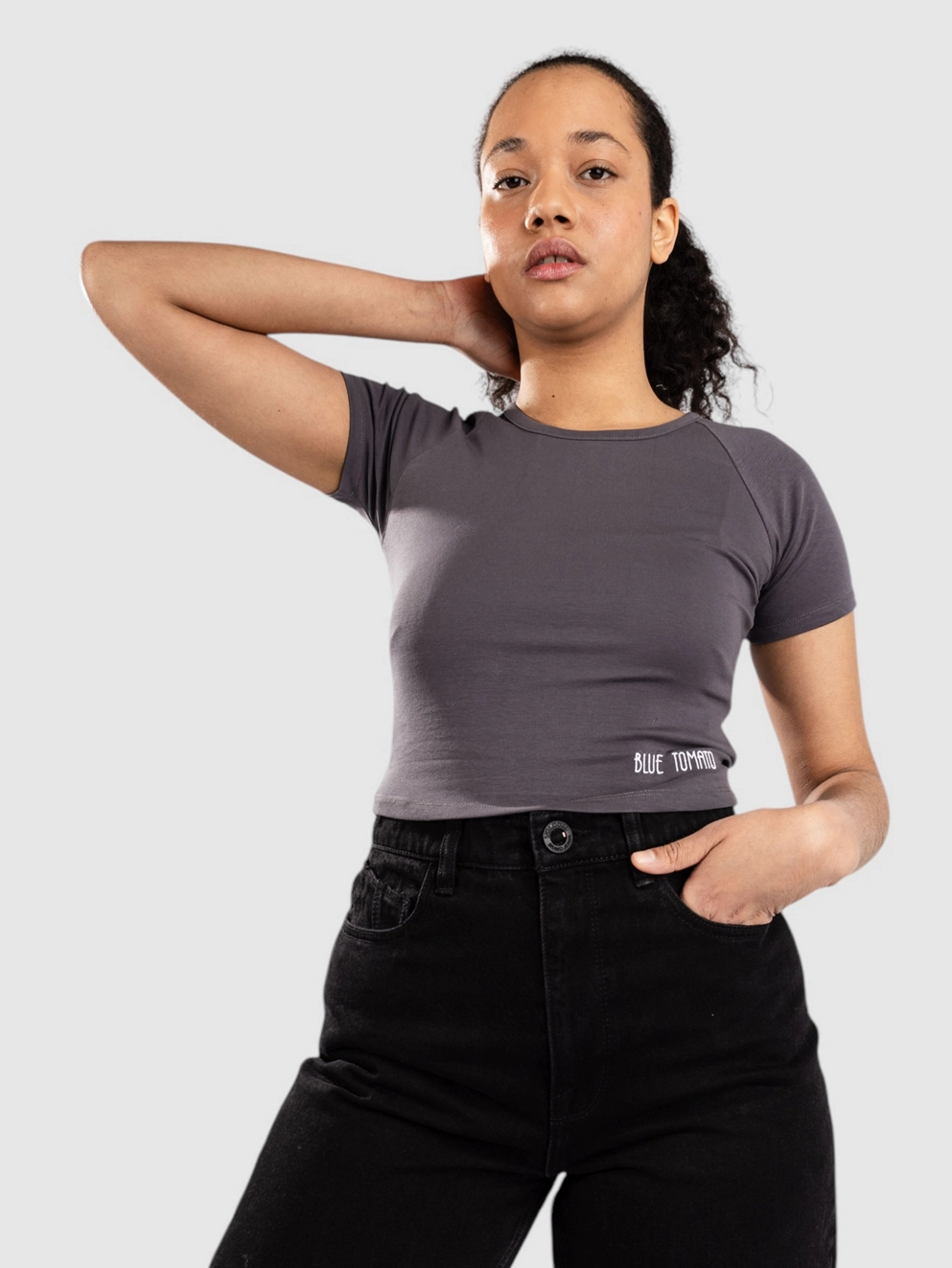 Blue Tomato Minimal Baby T-Shirt grey smooth