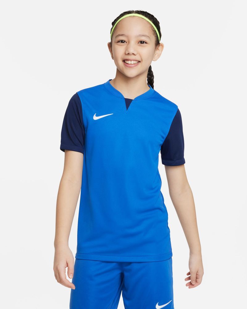 Maillot de football Nike Trophy V Bleu Royal pour enfant