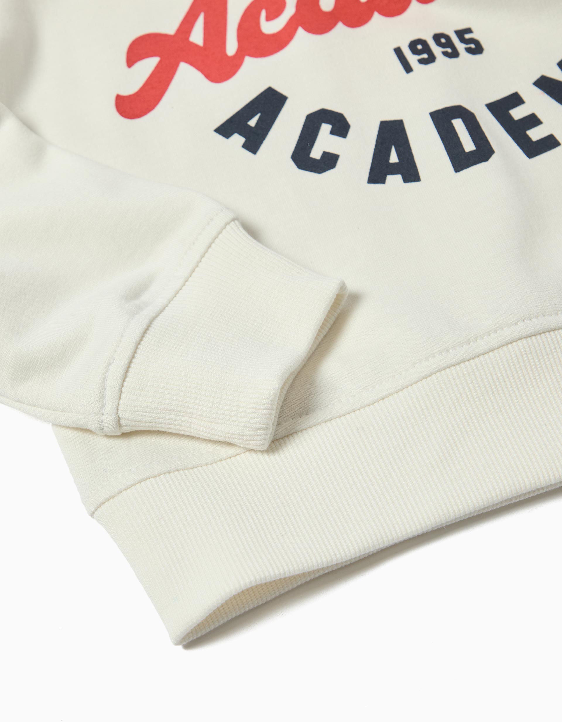 Sweatshirt de Felpa, Menino, Branco