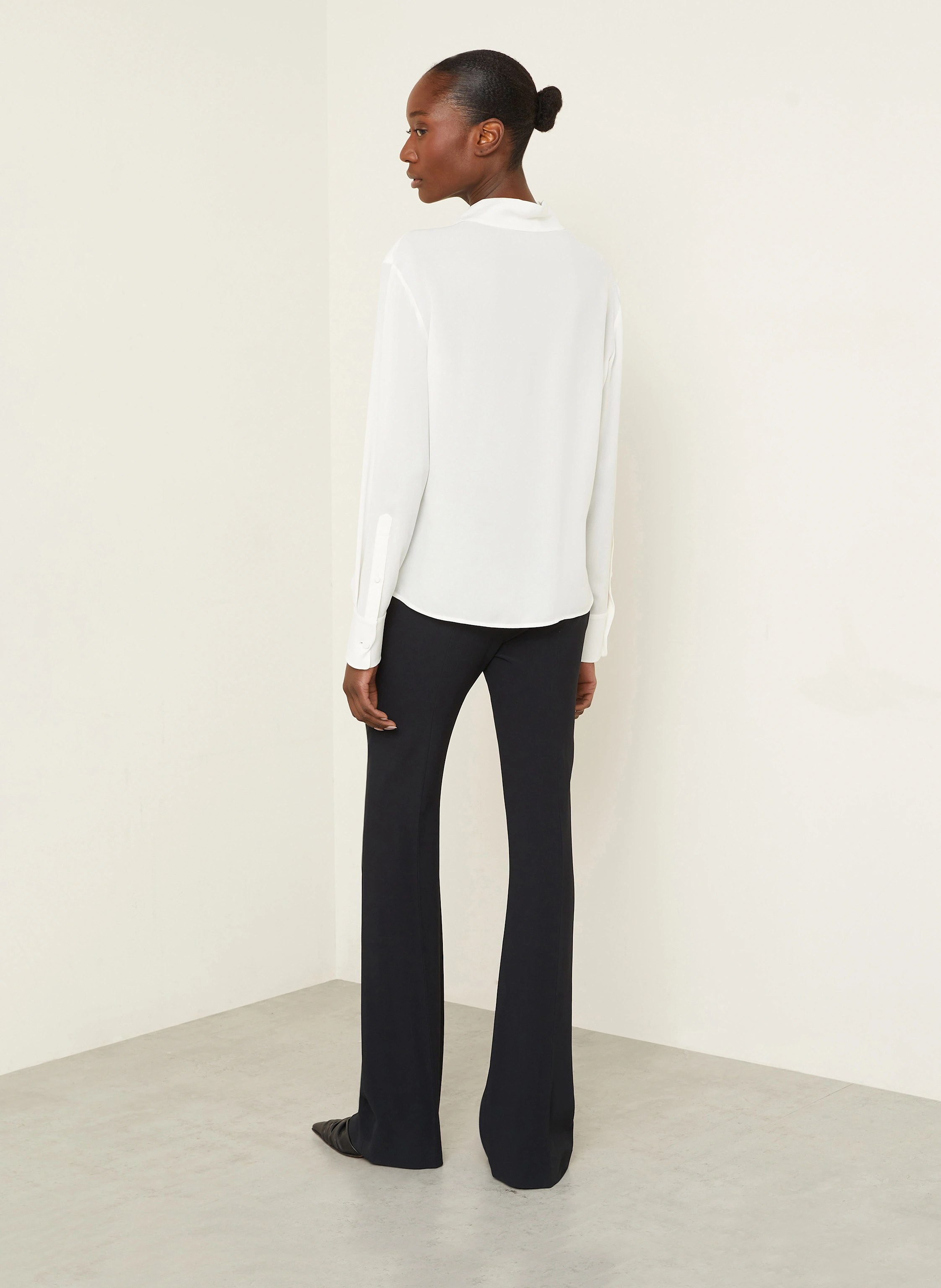 Alexander McQUEEN Seidenbluse mit Schluppe
