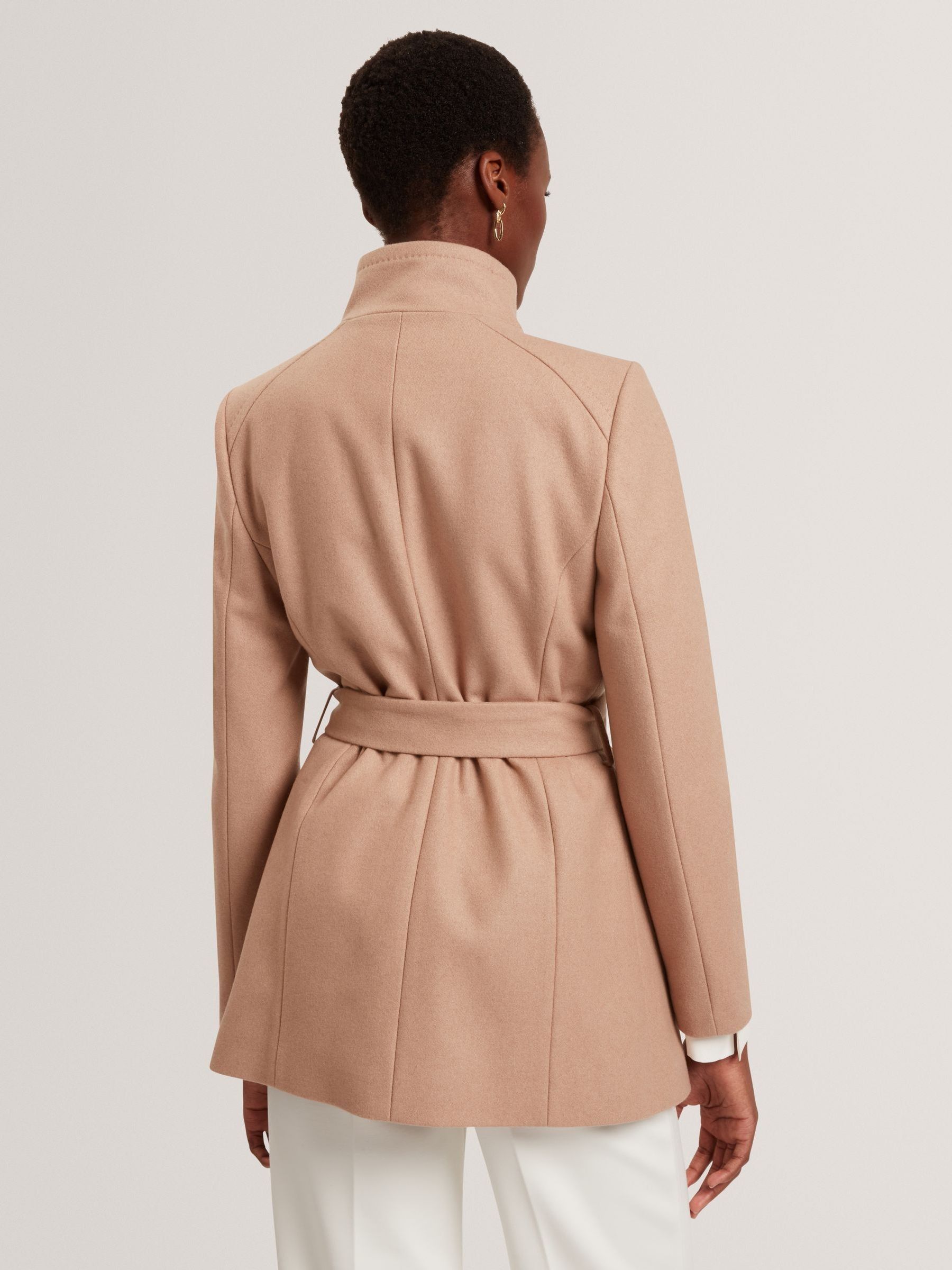 Ted Baker Rosess - Short Belted Wool Wrap Coat