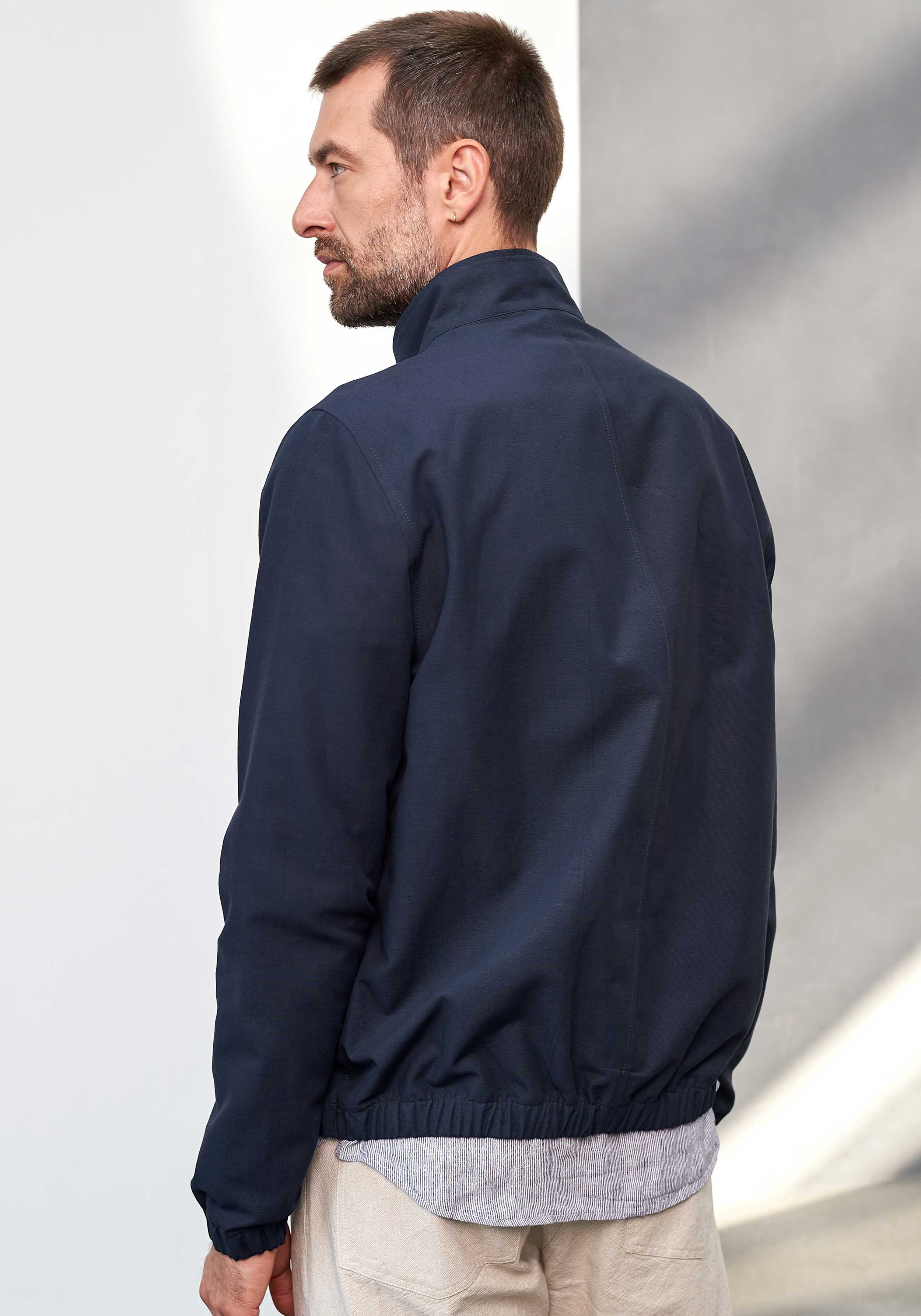 About Companions Jacke Juri Jacket Tencel Navy