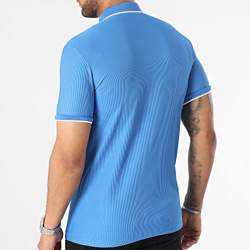 Polo Manches Courtes Bleu