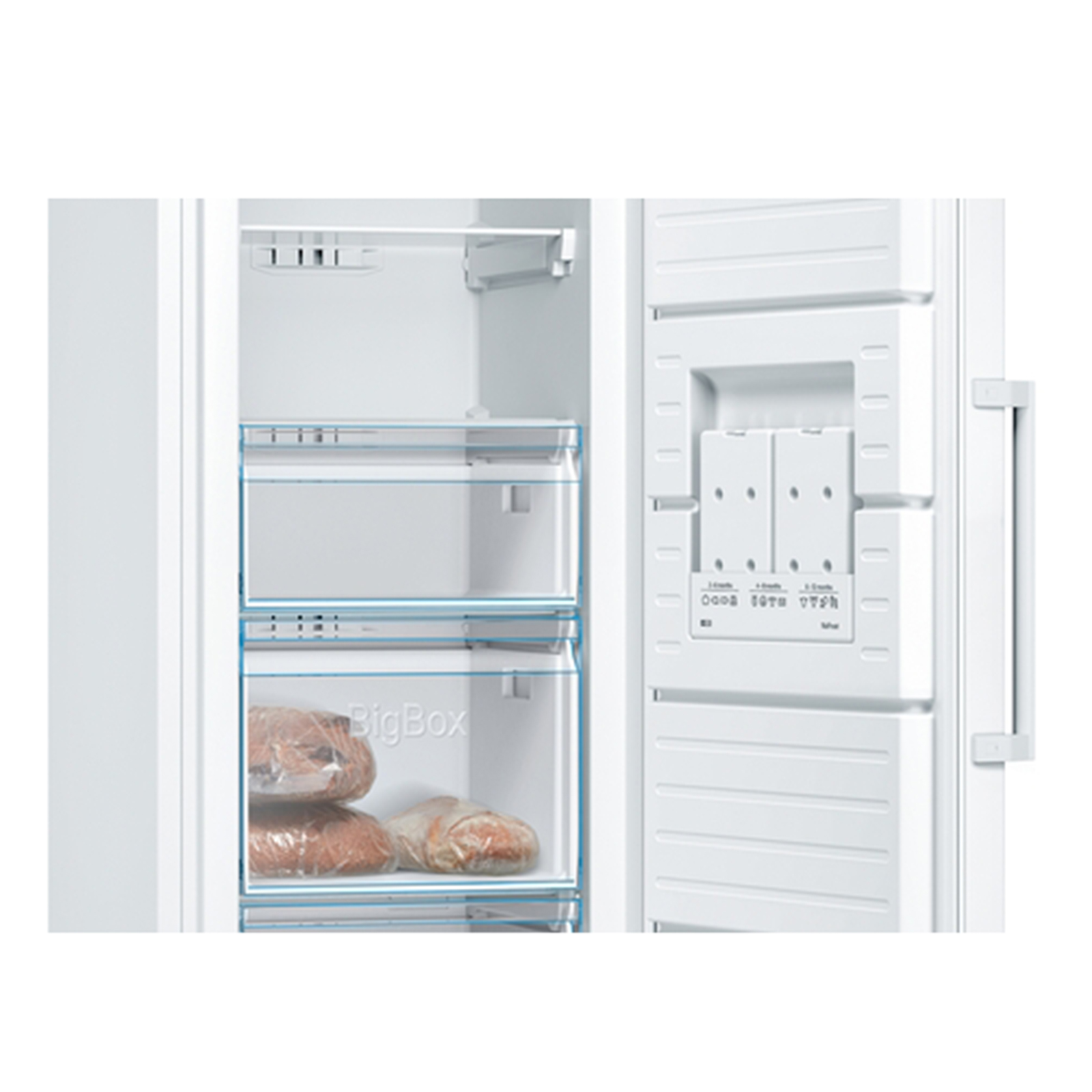 BOSCH Gefrierschrank GSN36VWEP - weiß - E