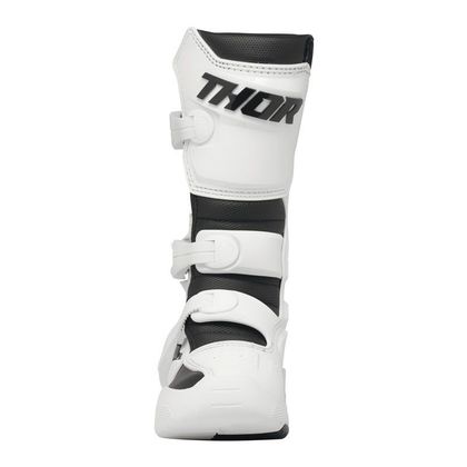 Bottes cross Thor BLITZ XR - ENFANT - Blanc / Noir