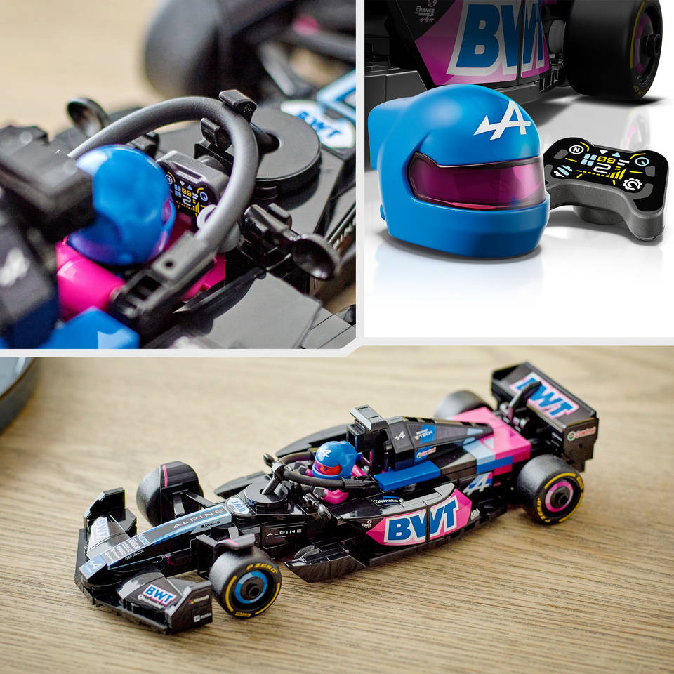 LEGO Speed Champions BWT Alpine F1 Team A524 racewagen 77248