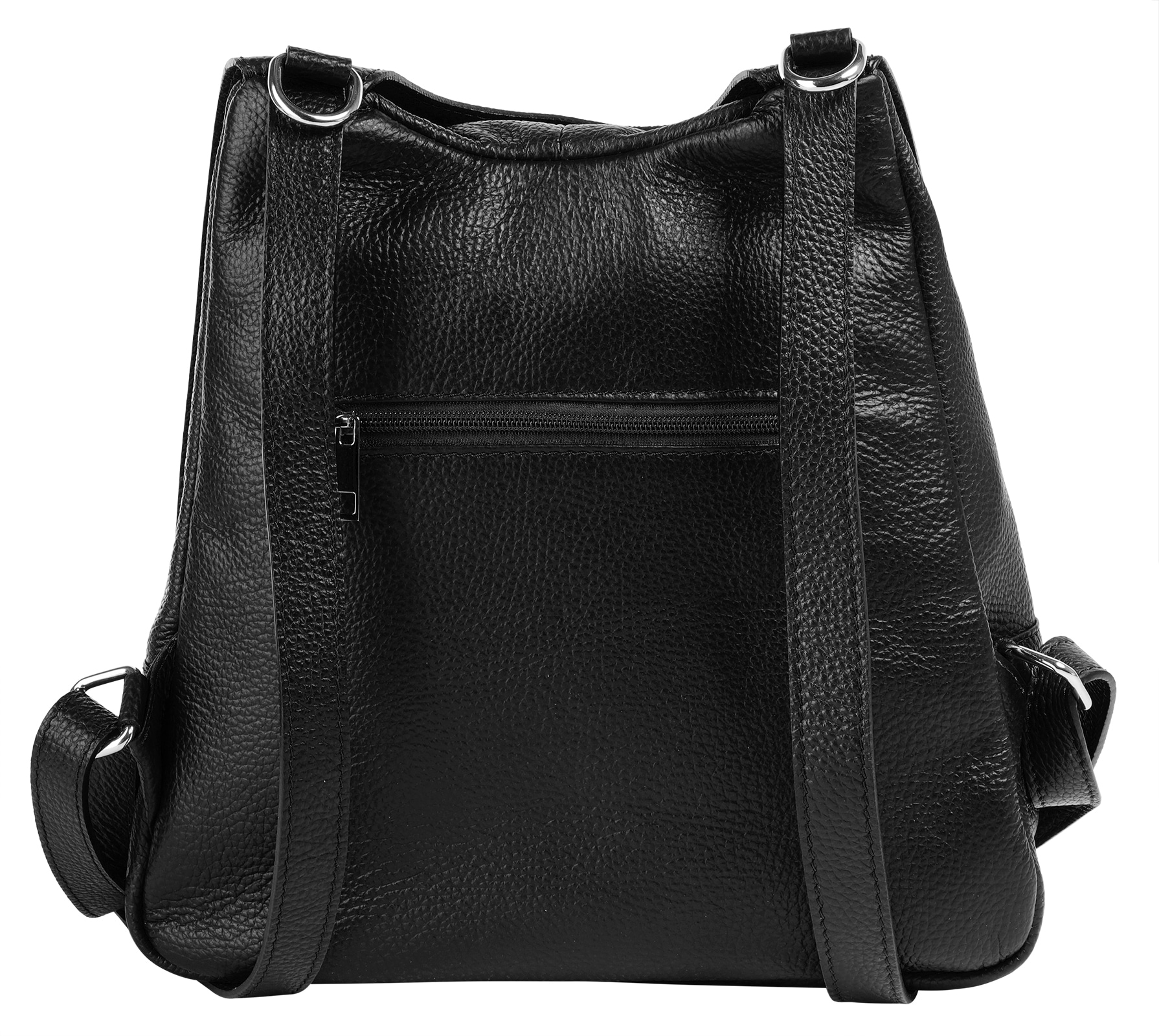 Cluty Cityrucksack echt Leder, Made in Italy