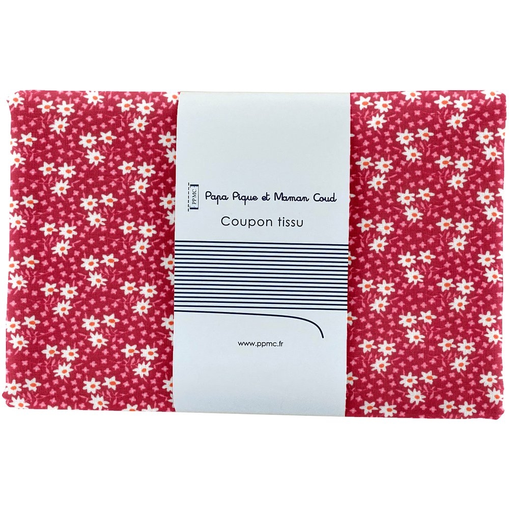 Coupon Tissu 1 M Cosmo Rouge Ex1009