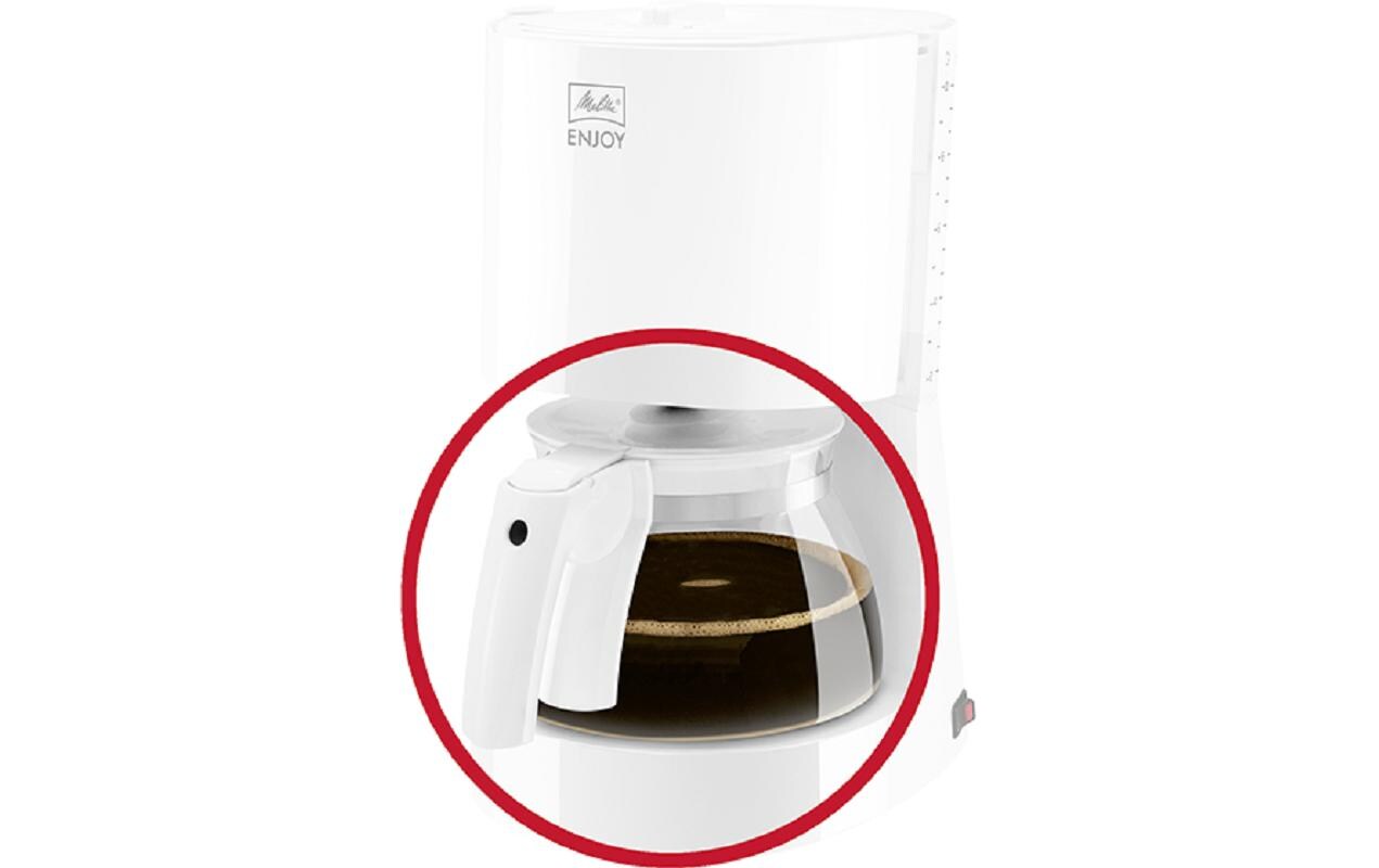 Kaffeekanne Enjoy 1.2 l, WeissErsatzglaskanne aus Glas