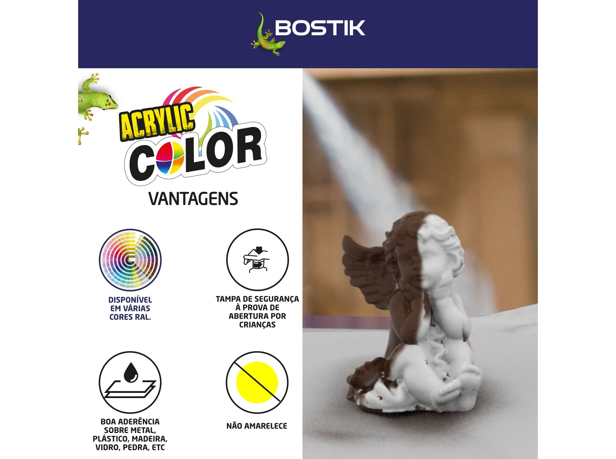 SPRAY ACRYLIC BOSTIK CASTANHO CHOCOLATE 400ML