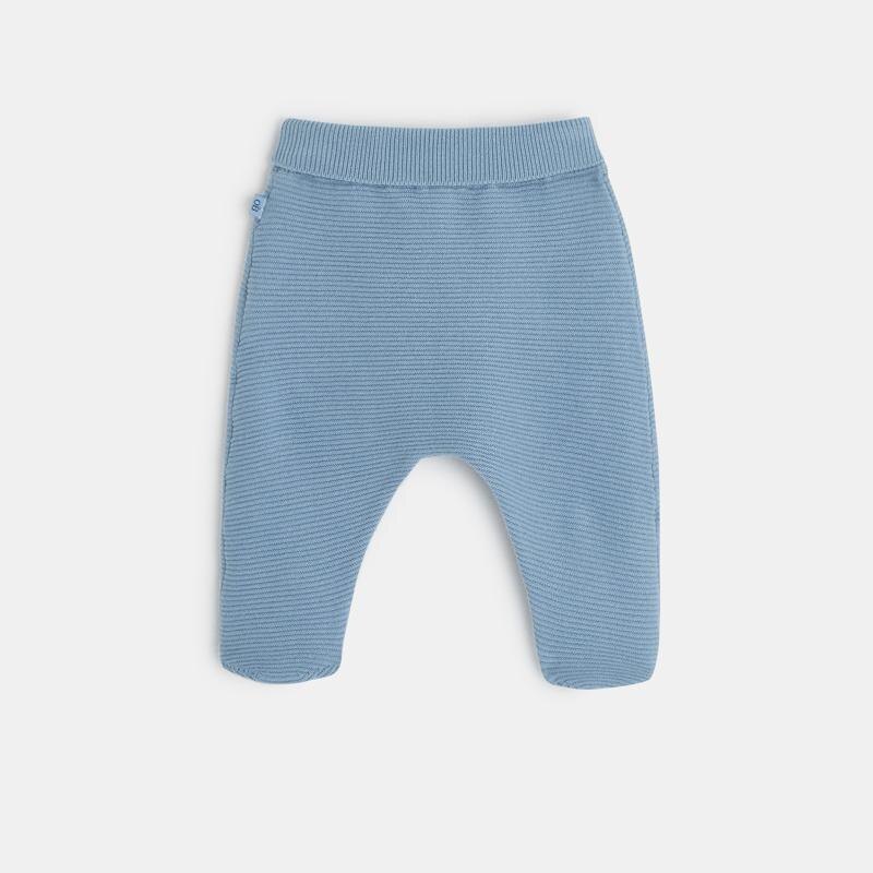 Legging tricot côtelé bleu naissance Bleu