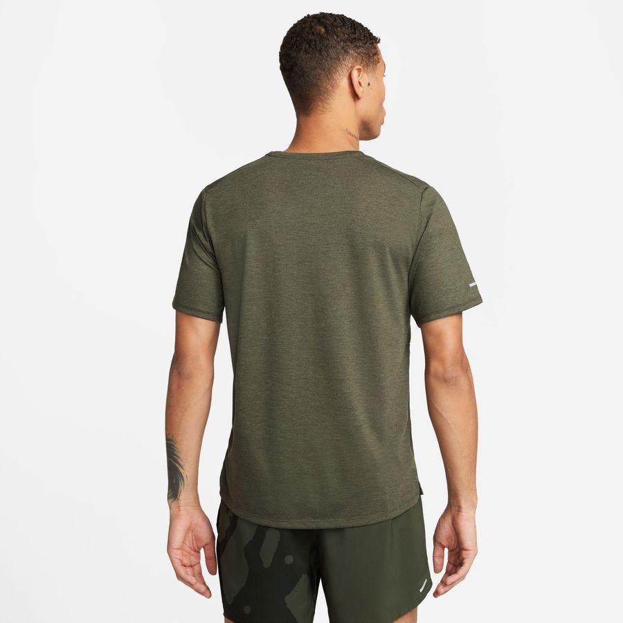 Nike T-shirt Running Dri-FIT Run Division - Vert/Argenté