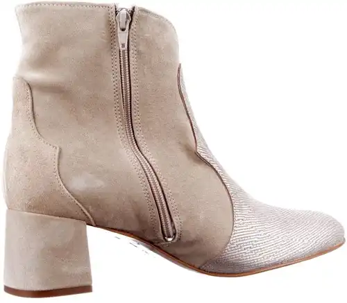 Roberto d'Angelo beige combi Seine - maat 43 enkellaars beige combi - maat 43 Calandschoen