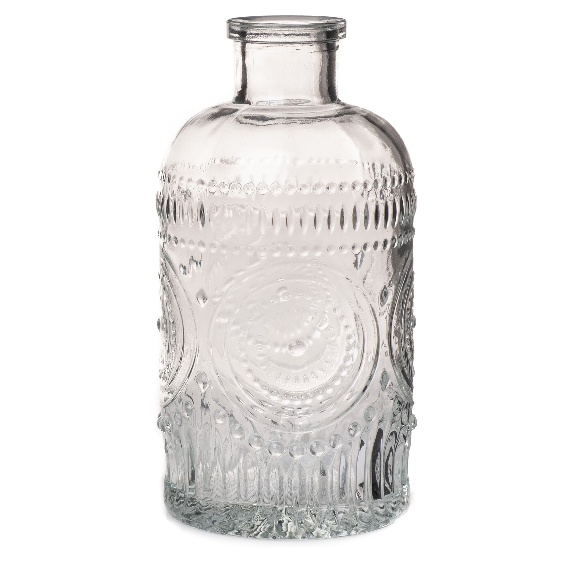 Flaschenvase - klar - Glas - sortiert