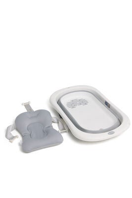 Beemoo CARE Assist Badebalje inkl. Badestøtte, White/Grey