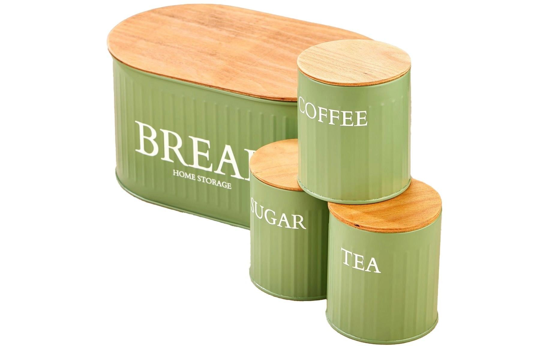 Brotkasten M0265 GrünAufbewahrungsboxen-Set (4 Stück)