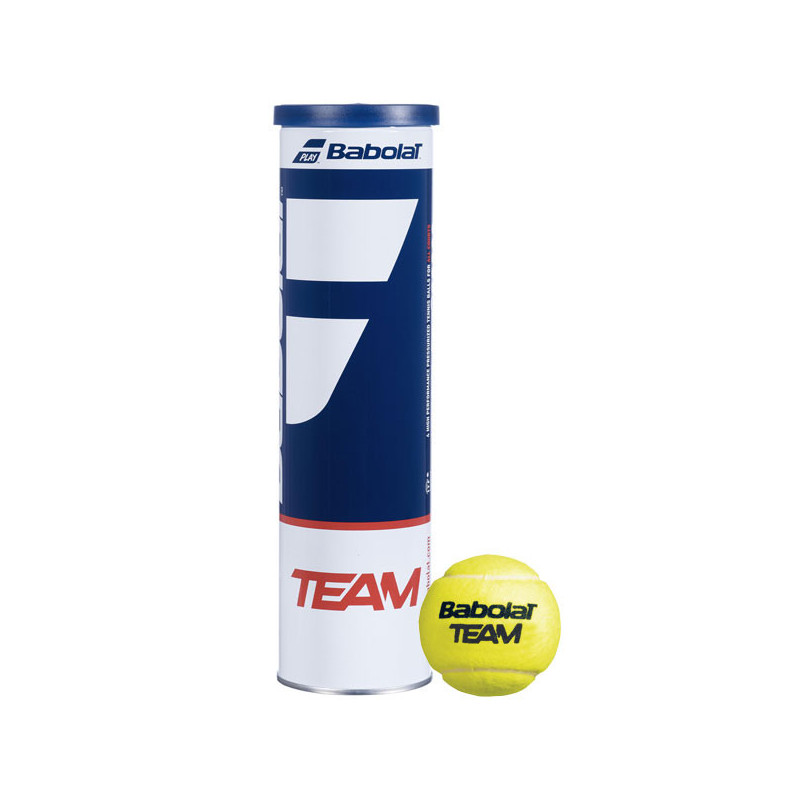 Tube 4 balles Babolat Team