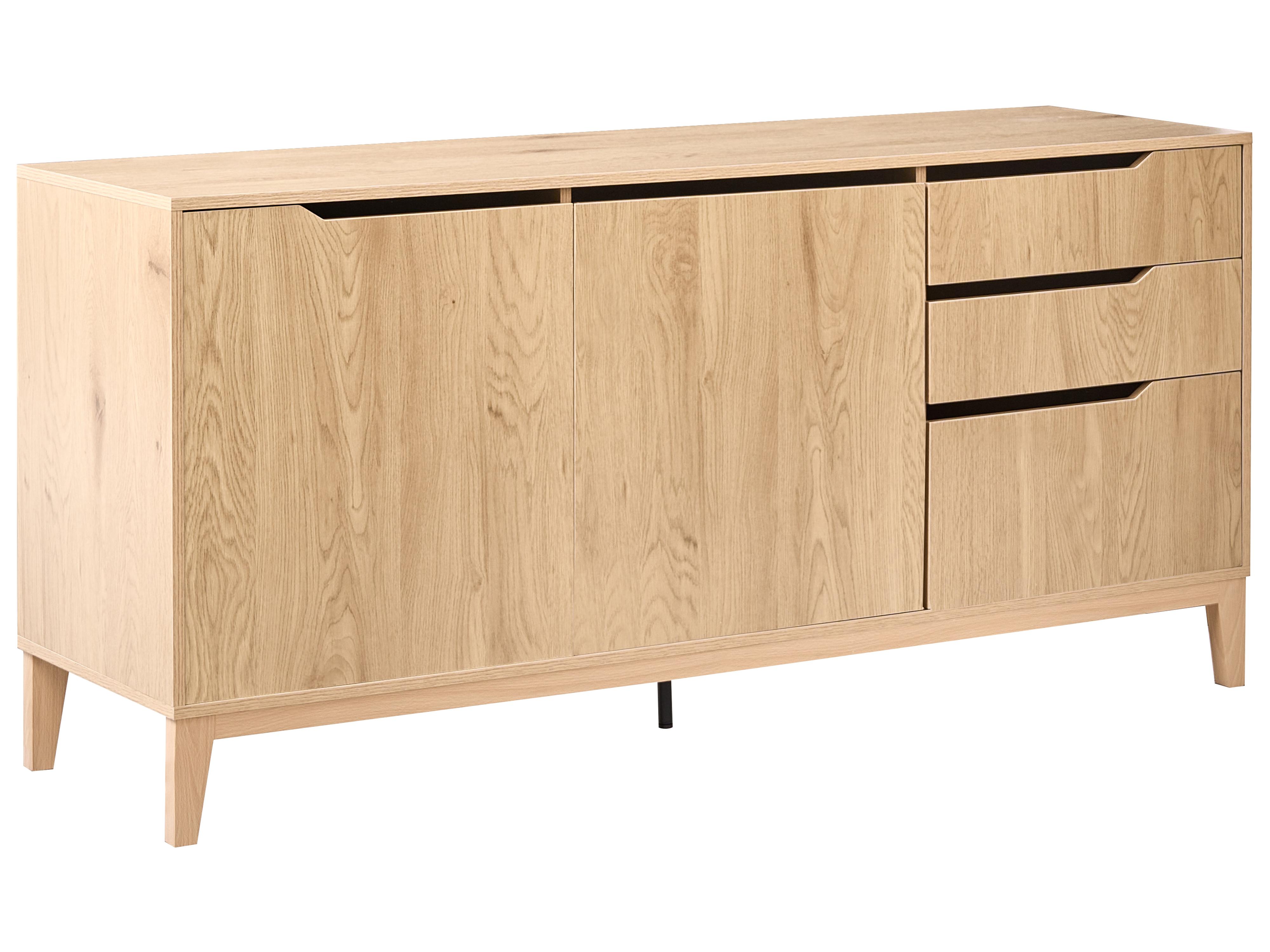 Dressoir met 2 deuren MONCTON Lichtbruin