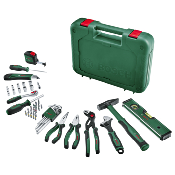 Bosch handgereedschapsset Advanced 52-delige set in stevige koffer