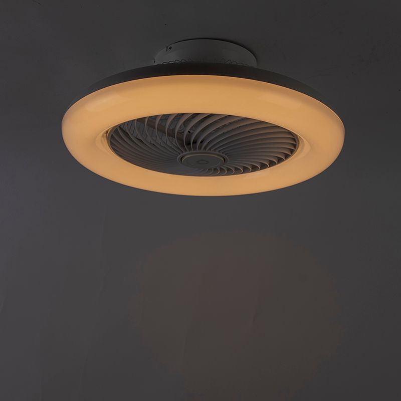 Plafondventilator wit 55cm incl. LED dimbaar met afstandsbediening - Clima